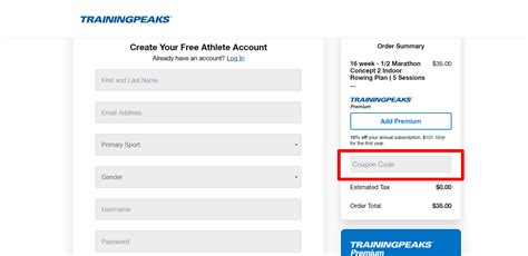 trainingpeaks promotion code.